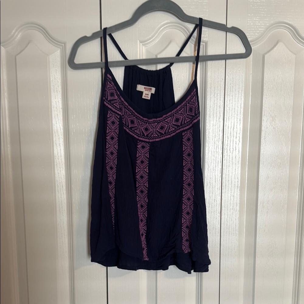 Mossimo navy blue and Purple Camisole Tank Top